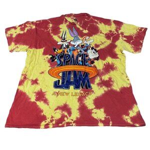 Space Jam A New Legacy Tie Dye XL T-Shirt Bugs Bunny Tunes Squad Graphic Tee